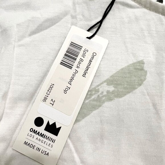 NEW Omamimini 2T Split Back Top - Picture 5 of 6